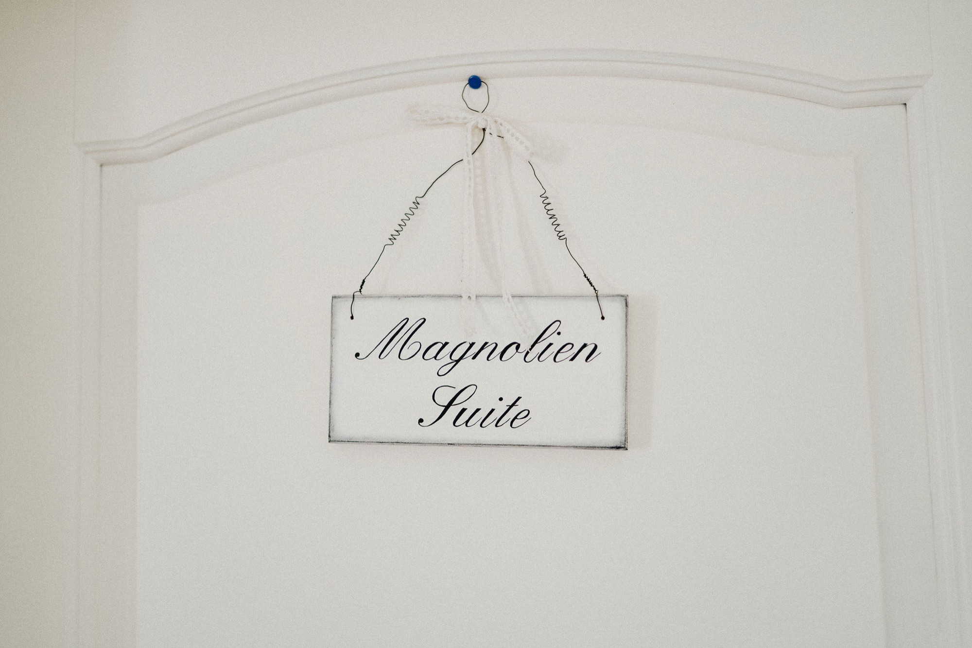 Türschild Magnolien Suite